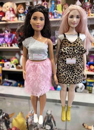 Кукла барби модница barbie fashionistas пышка