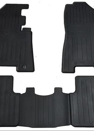 Резиновые коврики тип-2 (4 шт, stingray premium) для kia sportage 2015-2021 гг
