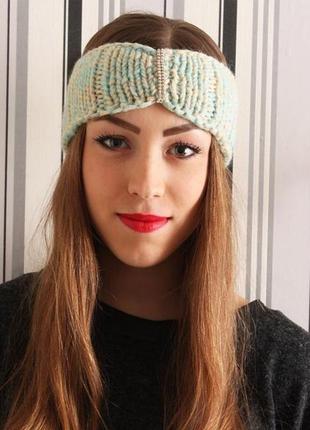 В'язана пов'язка зі стразами від n. verich