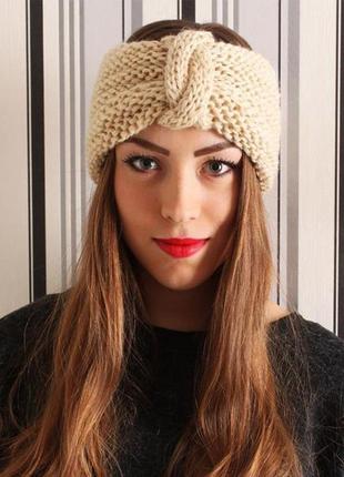 Вязанная повязка с восьмеркой от n. verich