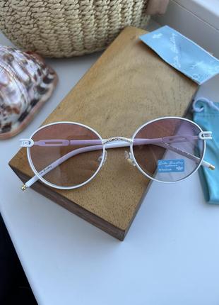 Фирменные солнцезащитные круглые очки rita bradley polarized rb8148