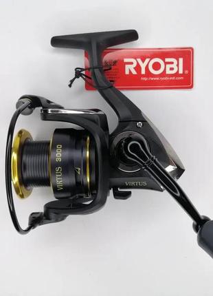 Катушка ryobi virtus 3000 4+1 спиннинговая для рыбалки на хищника4 фото