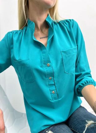 Женская блузка большого размера "sellin"3 фото