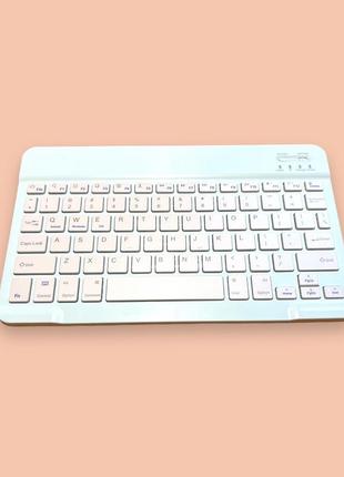 Бездротова клавіатура vhg qs-1010 wireless keyboard, white-pink