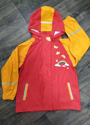 Дождевик, ветровка, непромокаемая куртка, лупилу, 6-8 лет, 122-128