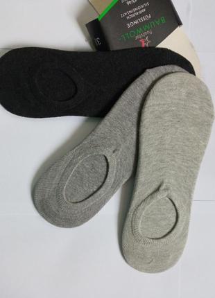 3 пари! набір! короткі шкарпетки сліди footstar німеччина розмір 43-46 з силіконовими смужками для кращої фіксації.5 фото