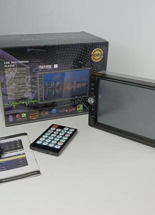 Автомагнитола 2din lesko 7012b магнитола с экраном 7" с пультот управления и радиатором охлаждения