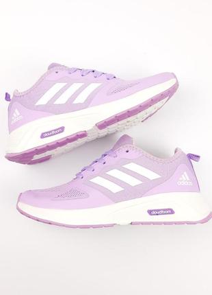 Кроссовки adidas cloudfoom сиреневые8 фото