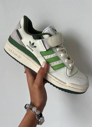 Жіночі кросівки adidas  forum 84 low green знижка sale | smb