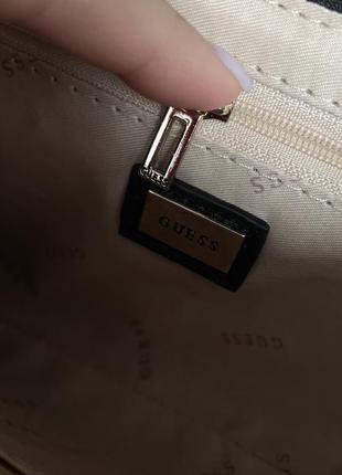 Сумка guess седло бархатная6 фото