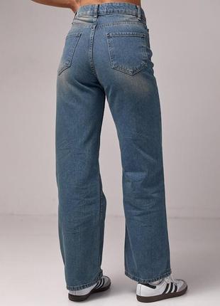 Жіночі трендові потерті джинси, джинсові штани брудні гранж3 фото
