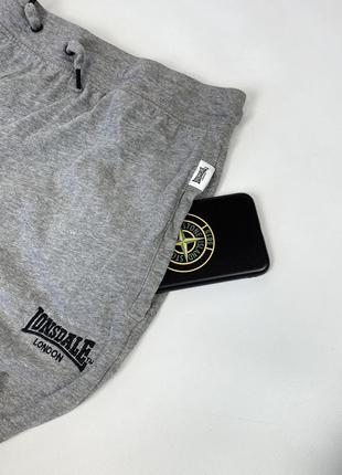 Легенькі спортивні штани lonsdale london великого розміру xxl оригінал сірі бавовняні прямі спортивки брюки5 фото