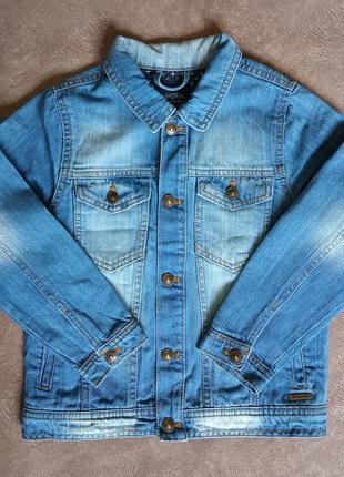 Джинсовая курточка, джинсовка, джинсовая куртка для девочки mayoral 110-116, 116-1222 фото