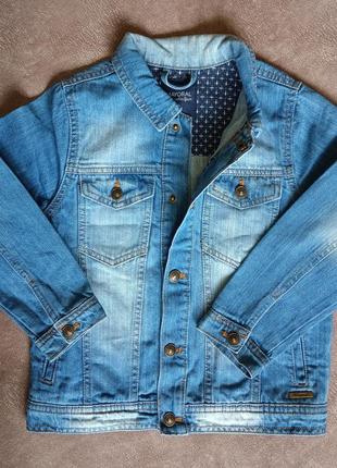 Джинсовая курточка, джинсовка, джинсовая куртка для девочки mayoral 110-116, 116-1225 фото