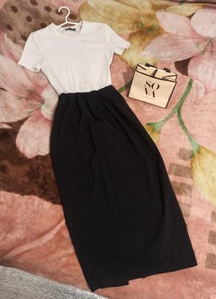 Стильное платье миди! есть в наличии!