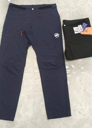 Чоловічі трекінгові штани mammut taiss so pants blue оригінал3 фото