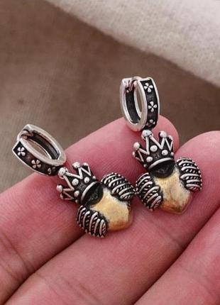 Серьги серебро silver original серьги