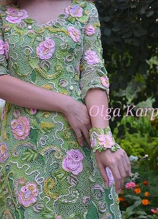 Платье ирландское кружево поэма о розе