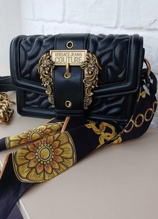 😍черная стильная сумочка лимитированная коллекция versace5 фото