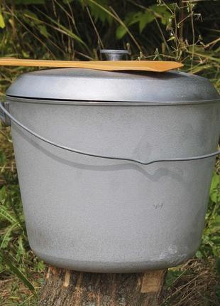 Казан алюмінієвий з гравіюванням 6 л
