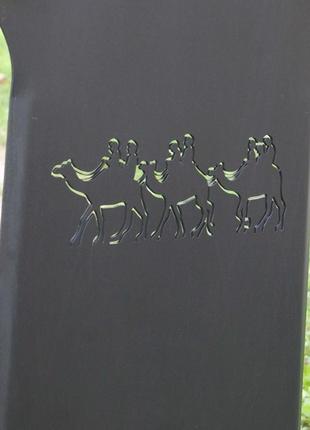 Мангал shop-pan розбірний фарбований (чорний) з індивідуальною гравіюванням на 10 шампурів4 фото