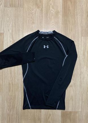 Under armour center logo compression кофта компрессионная лонгслив