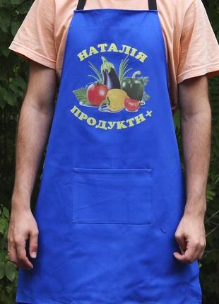 Фартук 60х80 см синий - продукти