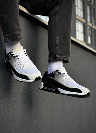 Черно-белые кроссовки с сеточкой⚫️⚪️1 фото