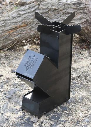 Турбопечь большая 2 мм для кемпинга