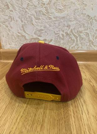 Кепка snapback cleveland cavaliers nba [mitchell & ness]3 фото