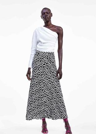 Юбка в горошек от zara