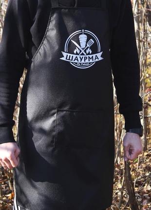 Фартук рейнар 60х80 см черный - шаурма