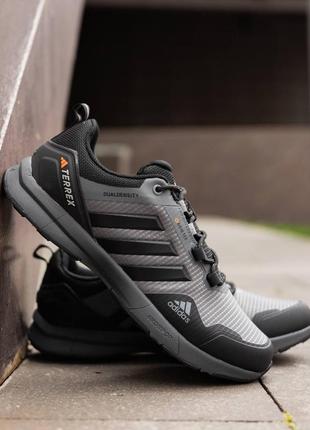Мужские демисезонные кроссовки в стиле adidas terrex light gtx grey black адидас терекс гортекс весенние серые 41-46 ripstop gore-tex8 фото