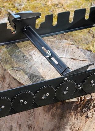 Автоматична шашличниця-рамка на 8 шампурів для мангалу, двостороння