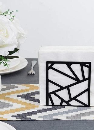 Геометрический держатель для столовых салфеток (10503180)