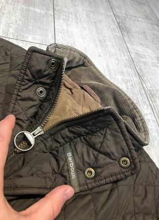 Мужская стеганая ветровка куртка barbour4 фото