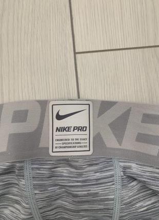 Nike pro 3/4 компресійні треки (термошорти, термоштани)6 фото