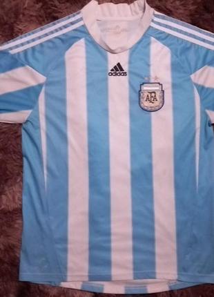 Футболка спортивная adidas сборная аргентина, футбол1 фото