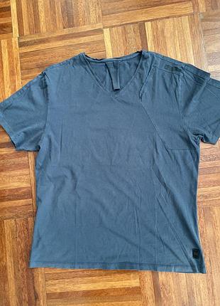 Дизайнерська бавовняна чоловіча футболка sam nagata denim