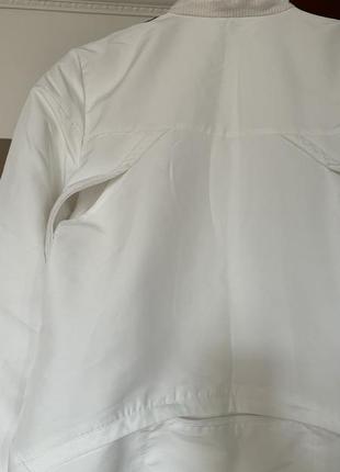 Спортивний костюм жіночий білий8 фото
