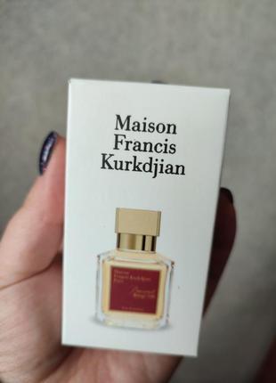 Maison francis kurkdjian baccarat rouge 540