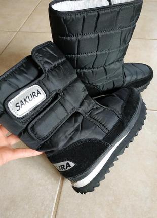 Зимние ботинки дутики сноубутсы3 фото