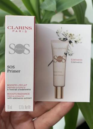 Праймер для макіяжу clarins sos primer мініатюри по 10ml тон 00 univeral1 фото