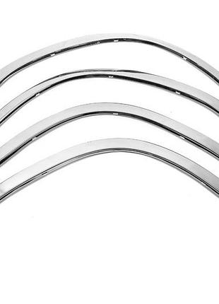 Накладки на арки (4 шт, нерж) для toyota rav 4 2006-2013 років