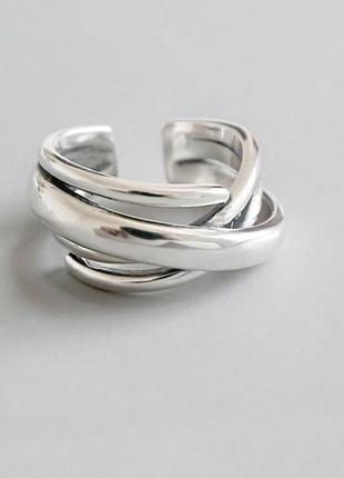 Мегастильное серебряное кольцо срібна каблучка s9256 фото