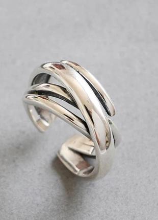 Мегастильное серебряное кольцо срібна каблучка s9251 фото