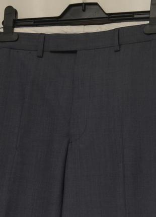Woolmark (marks & spencer luxury) 34 31  брюки из премиальной шерсти pure new wool7 фото
