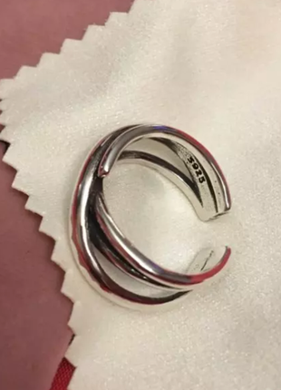 Мегастильное серебряное кольцо срібна каблучка s9253 фото