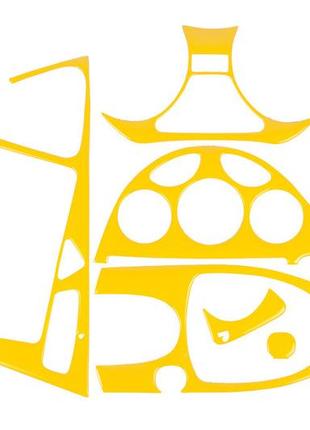 Накладки на панель (желтый цвет) для ford focus i 1998–2005 гг