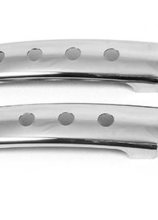 Накладки на ручки декор (2 шт., нерж.) для ауди тт 1999-2015 гг